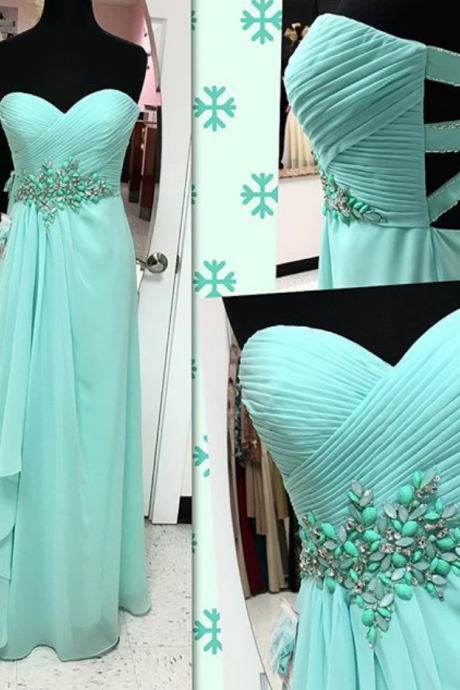 Mint Green Prom Dresses,evening Dresses, Fashion Prom Gowns,elegant Prom Dress,princess Prom Dresses,chiffon Evening Gowns,sparkle Formal Dress