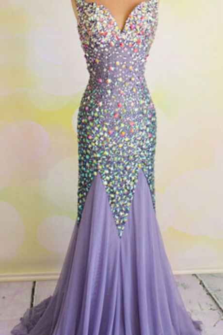 Prom Dresses,chiffon Prom Dress,sexy Prom Dress,mermaid Prom Dresses,backless Formal Gown,open Back Evening Gowns,sparkly Formal Dress,prom Gown