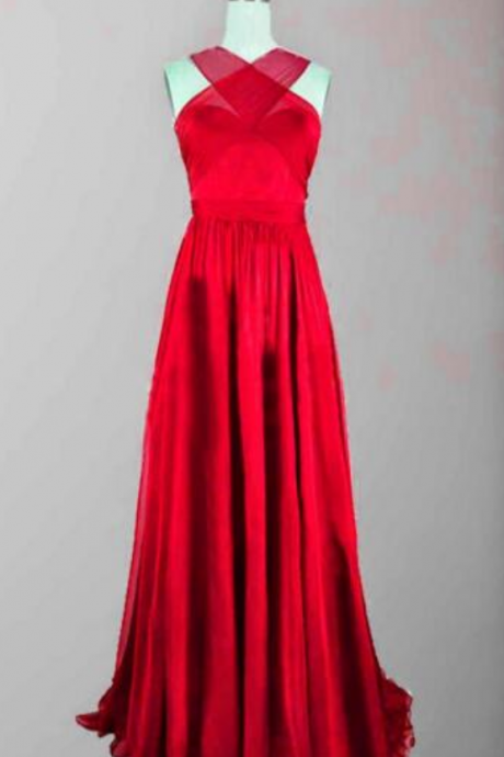 Backless Prom Gown, Prom Dresses,red Evening Gowns,simple Party Dresses,2016 Evening Gowns,backless Formal Dress For Teens