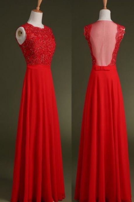 Red Prom Dresses,lace Evening Dress,a Line Prom Dress,backless Prom Dresses,lace Prom Gown,sexy Prom Dress,open Back Evening Gowns,party Dress