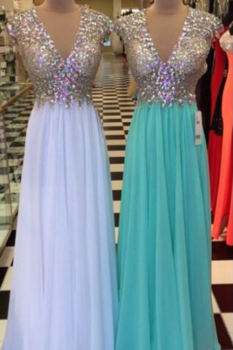 Backless Prom Dresses,prom Dress With Cap Sleeve,a Line Prom Gown,open Back Prom Dresses,white Evening Gowns,2016 Blue Teens Girl Dresses