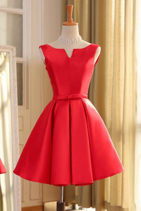 Short Red Homecoming Dress Party Dress, 2017 Short Red Dancing Dress Party Dress