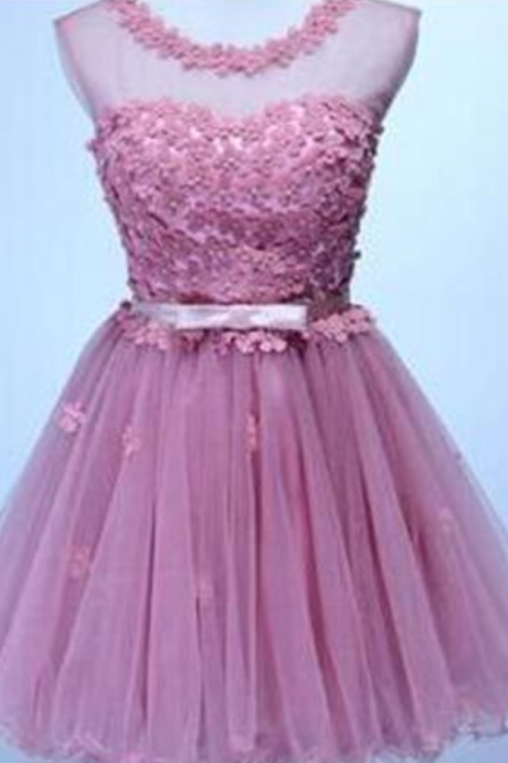 Charming Homecoming Dresses, Appliques Homecoming Dresses, Organza Homecoming Dresses, Homecoming Dresses, Juniors Homecoming Dresses