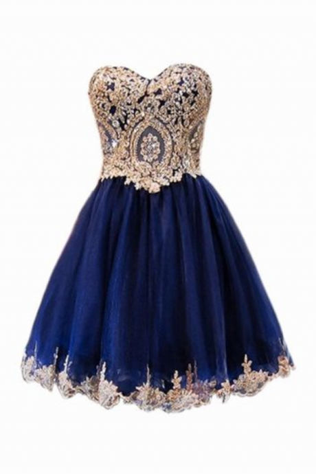 Homecoming Dress,cute Homecoming Dress,tulle Homecoming Dress,short Prom Dress,navy Blue Homecoming Gowns,beaded Sweet 16 Dress