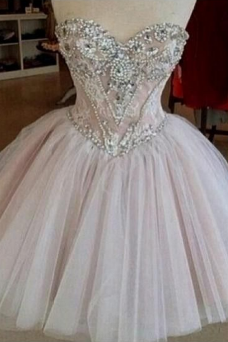Homecoming Dress,tulle Homecoming Dresses,lace Homecoming Gowns,cute Party Dress,short Prom Dress,elegant Sweet 16 Dress,sparkly Homecoming