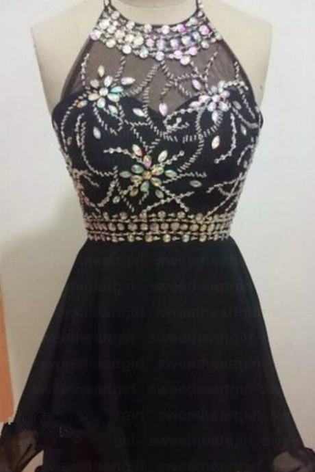 Homecoming Dress,Homecoming Dress,Cute Homecoming Dress,Lace Homecoming Dress,Short Prom Dress,Black Homecoming Gowns,Beaded Sweet 16 Dress