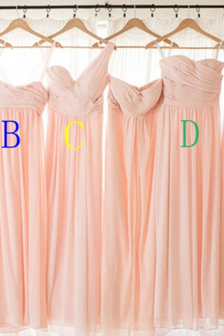  Blush Pink Bridesmaid Gown,Pretty Bridesmaid Dresses,Blush Pink Prom Gown,Simple Bridesmaid Dress,Cheap Wedding Dresses,Fall Wedding Gowns,Bridesmaid Dresses,2016 Spring Bridesmaid Gown