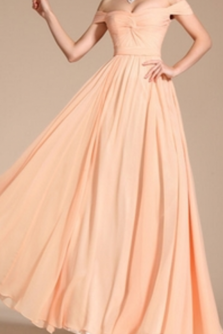 Charming Prom Dress,chiffon Prom Dress,long Evening Dress,formal Dress