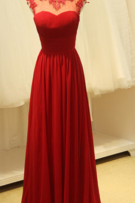 Long Evening Dresses ,a Line Lace Formal Dresses A-line Prom Dress