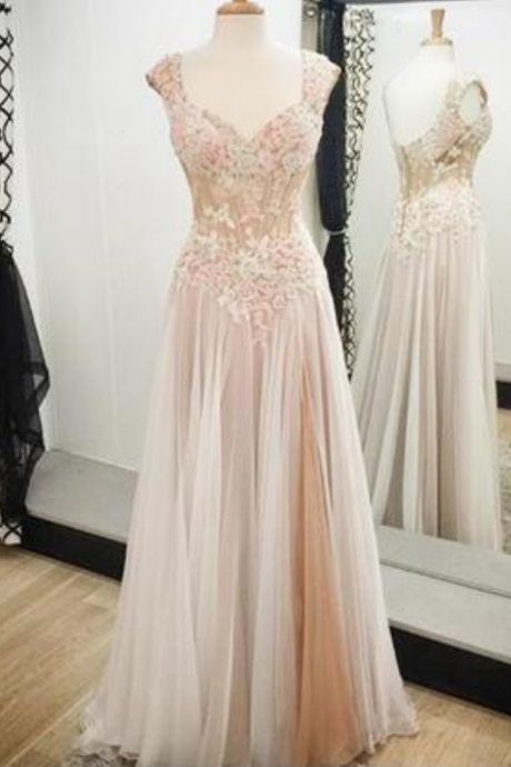 Charming Prom Dress,floor Length Prom Dress,tulle Prom Dress,long Prom Dresses