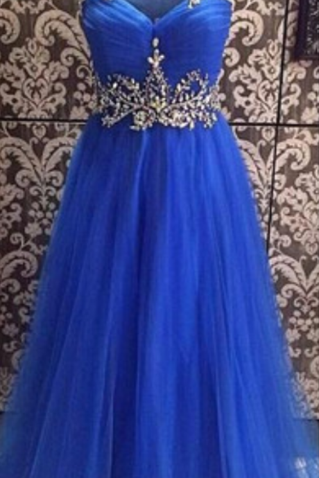 Charming Prom Dress,long Prom Dresses,royal Blue Prom Dress,backless Evening Dress,women Dress