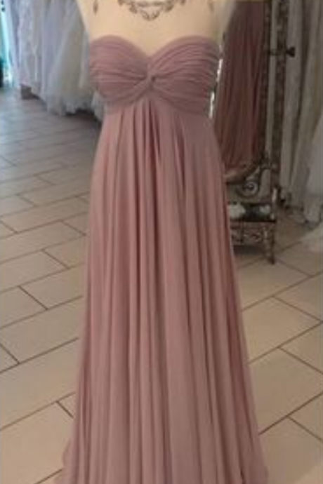 Custom Charming Pink Chiffon Prom Dress,beading Evening Dress,sleeveless Prom Dress,sexy See Through Back Prom Dress