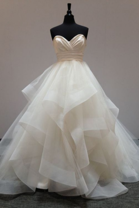 Ball Gown Wedding Dress, Sweetheart Wedding Dresses