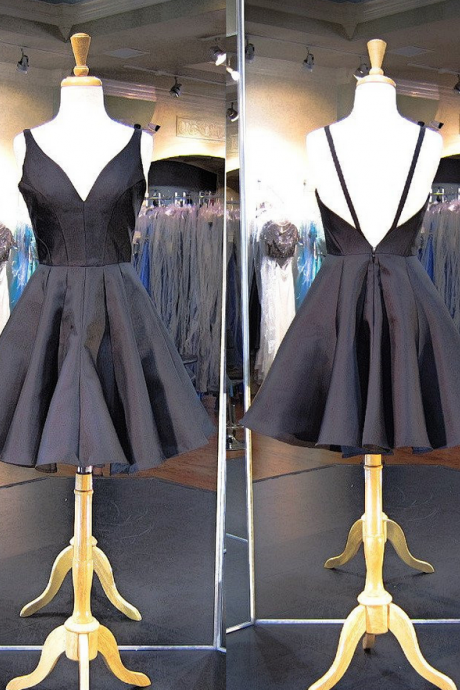 Little Black Dress Short Homecoming Party Gowns