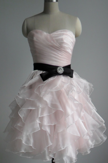 Organza Homecoming Dresses,a-line Sweetheart Neckline Homecoming Dresses