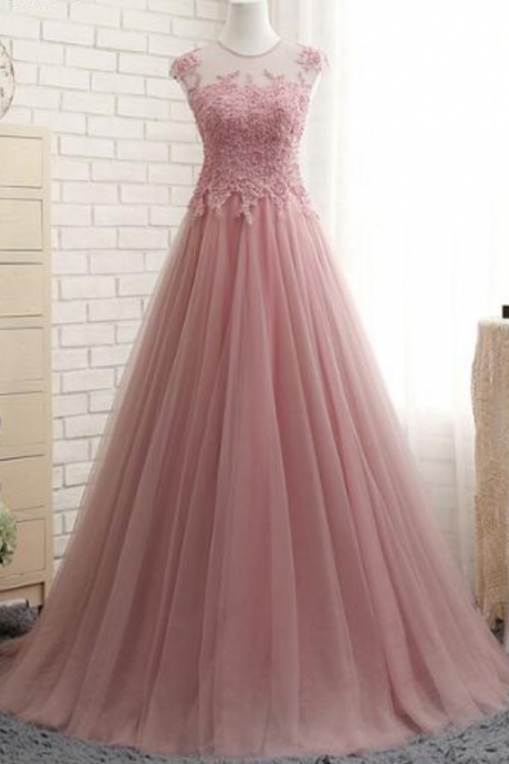 Real Photos Long Prom Dresses Floor Length Tulle With Lace Vestido De Formatura Longo Party Dresses Evening