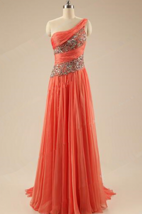  Fashion Shoulder Dress Beaded Pleated Balloon Dress Floor Length Evening Sexy Cocktail Dress