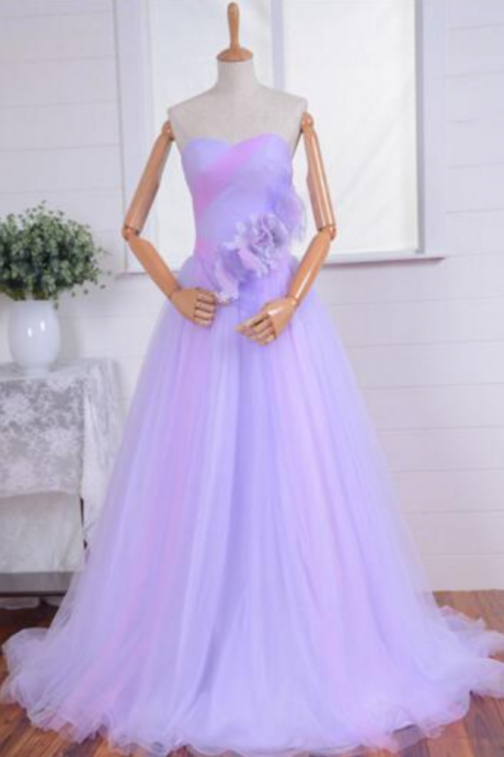 Purple Elegant Female Party Dress Model Chiffon Floor Length Fashion Prom Dress Formal Reception Dress