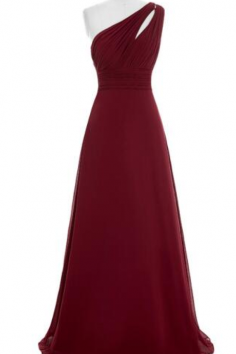 Women Wine Red Prom Dresses Sexy Clothing Shoulder Mopping Long Dress Fashion Evening Dresses