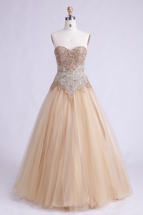A-line Ball Gown Sweetheart Prom Dress Evening Dress Formal Dress