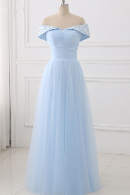 Ong Evening Dress Tulle Prom Party Gown Sexy A Line Formal Evening Dresses
