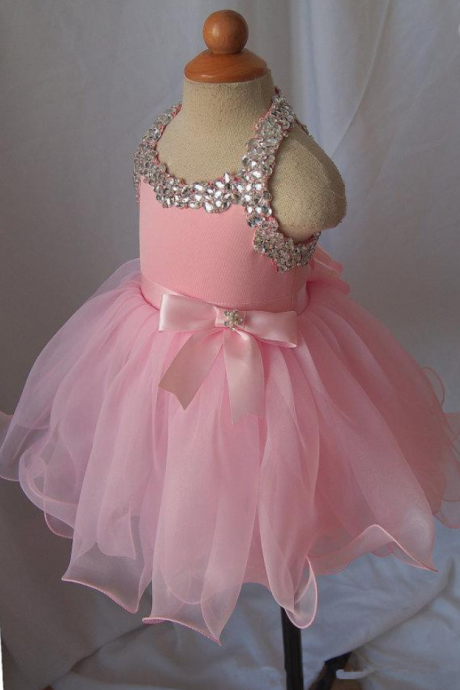 Flower Girl Dresses Pink Infant Little Girl Dress Flower Girl Dresses For Weddings Girls Formal Party Dresses