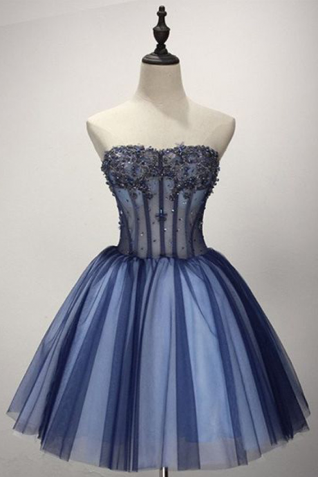 Blue Breast Add A Dress To Go Home Homecoming Dress, The Same Society Skirt Dress,short Homecoming Dress