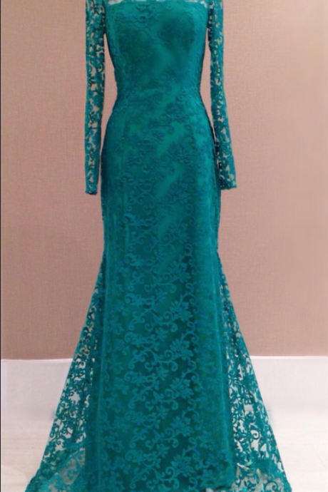 Prom Dress,classy Lace Prom Dresses,beading Long Sleeves Evening Dress,backless Party Dress
