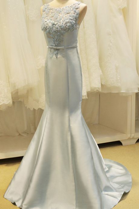 Prom Dress, Modest Prom Dresses,sexy Prom Dress,elegant Mermaid Silver Gray Evening Gown Sexy Prom Dress,formal Dress