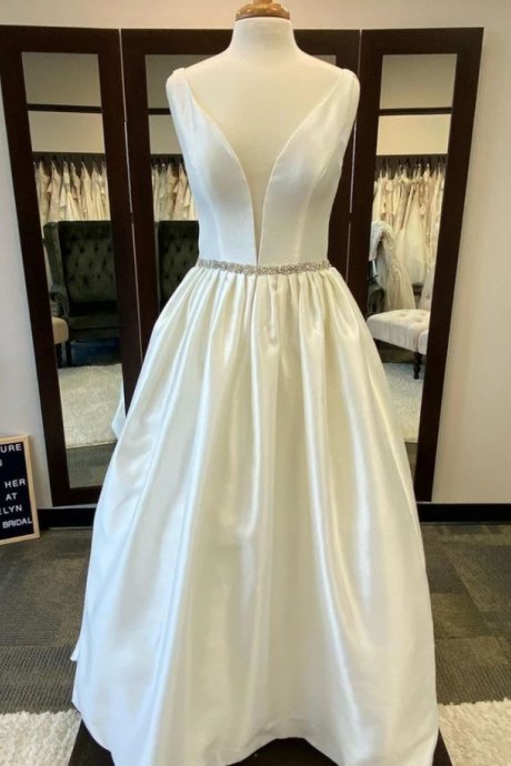 Backless Wedding Dresses,Wedding Dress,Custom Made Wedding Gown
