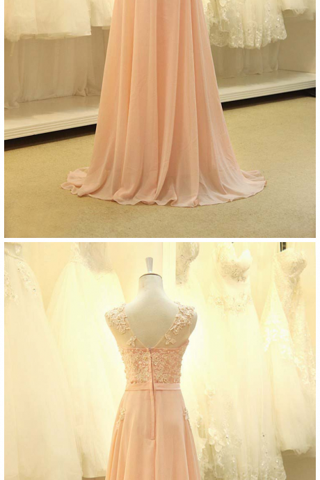 Evening Dress Long Lace Shoulder Thin Party Gown