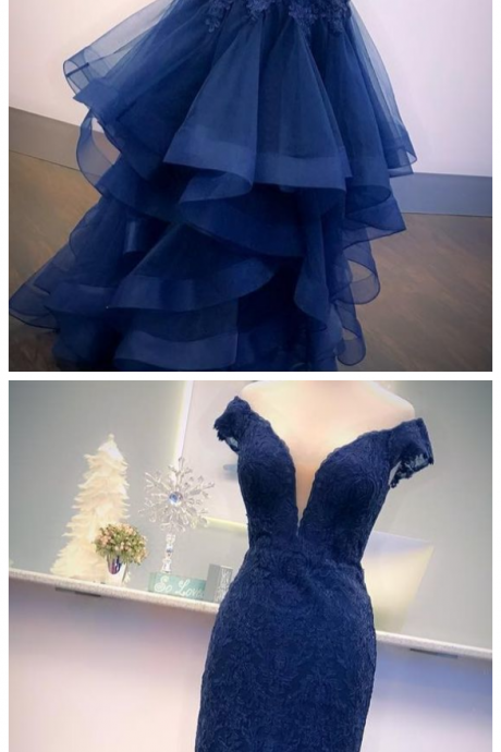 Mermaid Prom Dress, Evening Dress,fashion Off Shoulder Sleeve Prom Dress