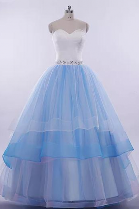 Beautiful Prom Dresses Sweetheart Ball Gown Long Prom Dress/evening Dress