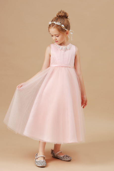 flower girl dresses,Kid Dress For Girl Birthday Christmas Clothes Party Costume Children Wedding Party Prom Princess Kids Baby Banquet Clothes