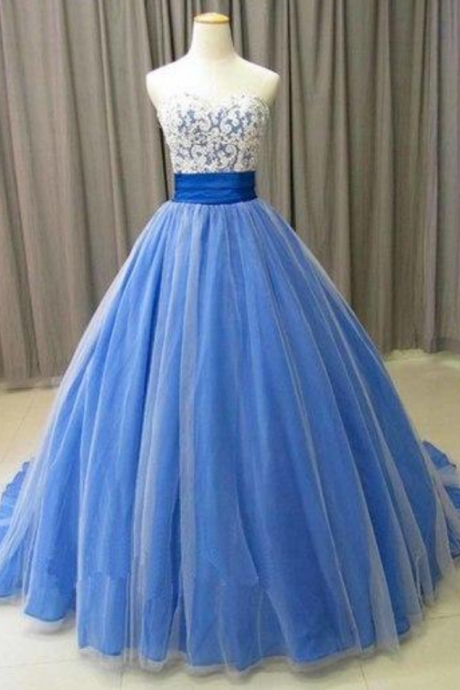 Charming Prom Dress,tulle Prom Dress,appliques Prom Dresses,sweetheart Prom Dress