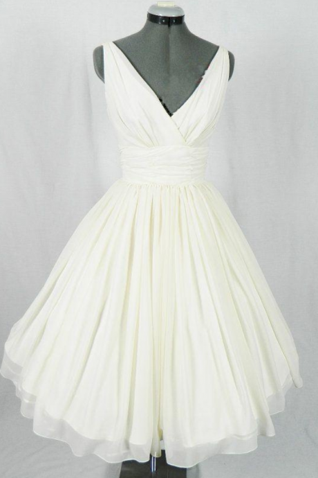 Wedding Dress,vintage Wedding Dress,50s Wedding Dress,wedding Dress Tea Length