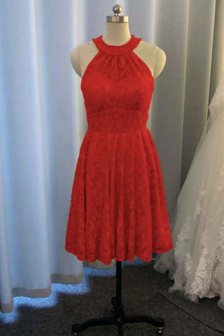 Red Bridesmaid Dresses, 2020 Bridesmaid Dresses, Halter Bridesmaid Dresses, Red Bridesmaid Dress, Fashion Bridesmaid Dress, Arrival Bridesmaid