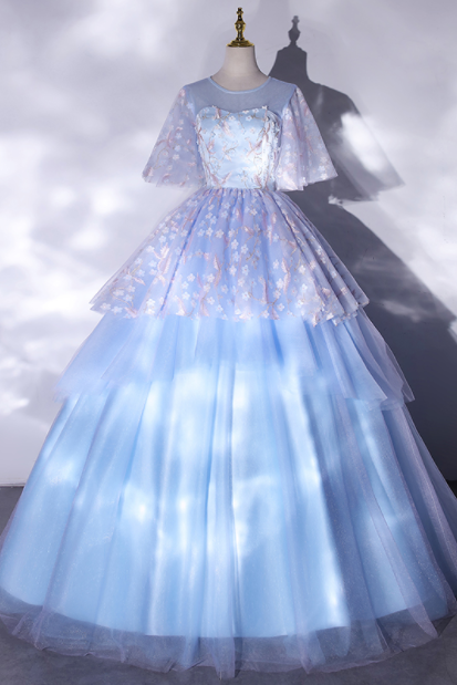 2021 Mori super fairy long dress pengpeng skirt vocal music art examination performance wedding dress looks thin
