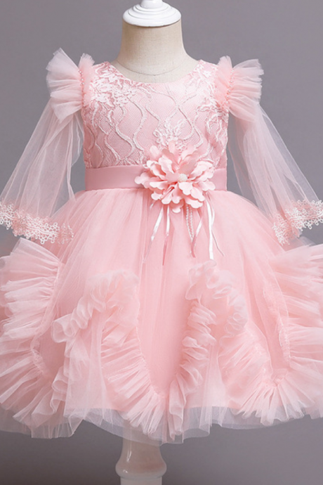 Girls Dress Girls Dress Princess Dress Gauze Fluffy Dress