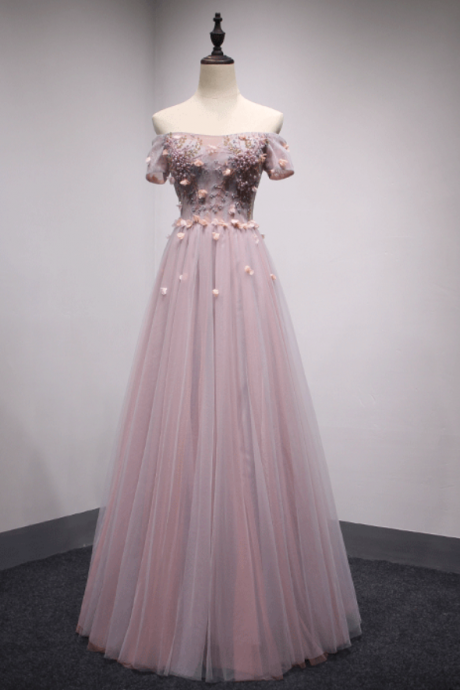 Prom Dresses, Dress Women's One-shoulder Thin Banquet Bridesmaid Dress Long