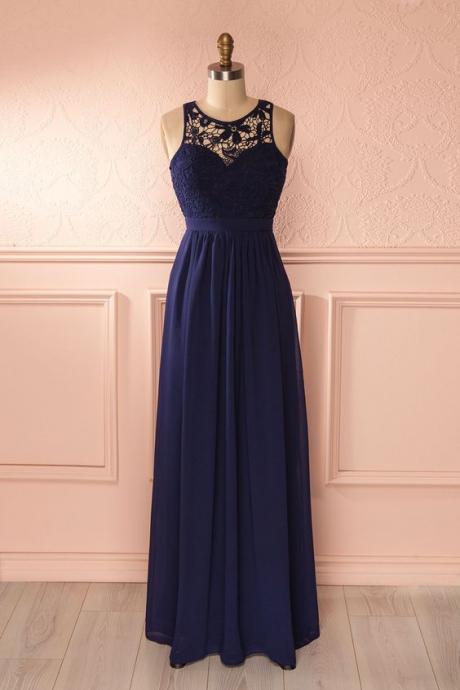 Sexy Prom Dress Formal Women Evening Gown Prom Dresses,navy blue lace prom dress
