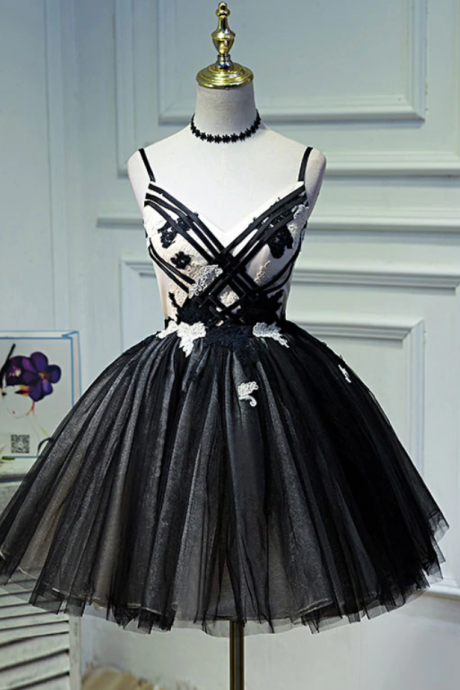 Homecoming Dresses,unique Tulle Short Prom Dress, Homecoming