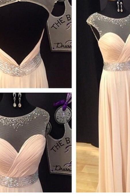 Backless Prom Dresses,open Back Prom Dress,cap Sleeves Prom Gown,sparkly Prom Gowns,elegant Evening Dress,sparkle Evening Gowns,beaded Evening