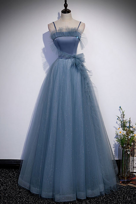 Prom Dresses,tulle Long Prom Dress, A Line Evening Dress