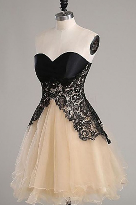 Lace Prom Dress,sweatheart Prom Dress,cute Homecoming Dress,short Prom Dresscustom Prom Dress,elegant Wowen Dress,short Party Dress