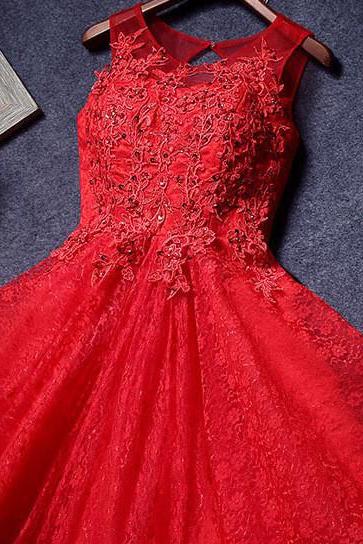 Red Homecoming Dresses,lace Homecoming Dress,a Line Homecoming Dresses,red Prom Dress,appliqued Homecoming Dresses,short Party Dresses