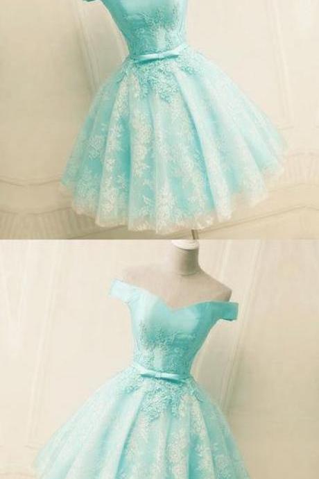 A-line Homecoming Dresses With Lace Appliques