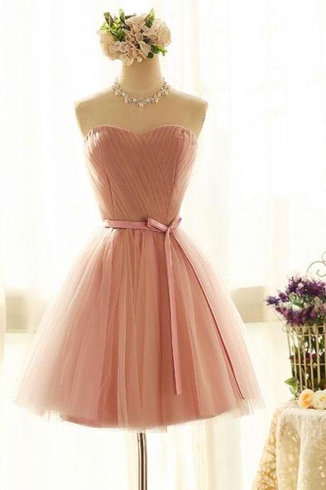 Sweetheart Short Prom Dress,tulle Homecoming Dresses, Cute Party Dresses