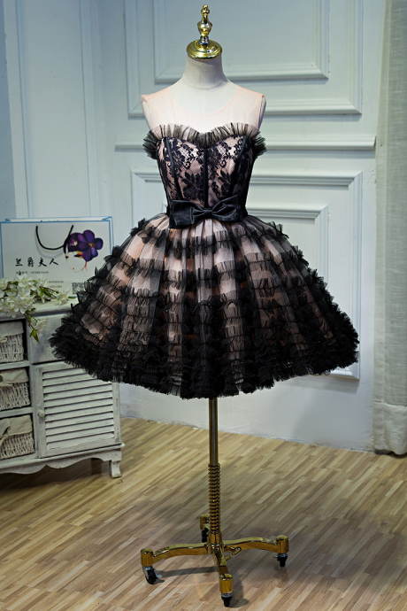 Black Homecoming Dresses,sweet Dress,sexy Homecoming Dress,cute Cocktail Dress