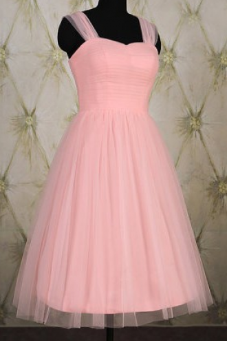 Short Pink Homecoming Party Dress